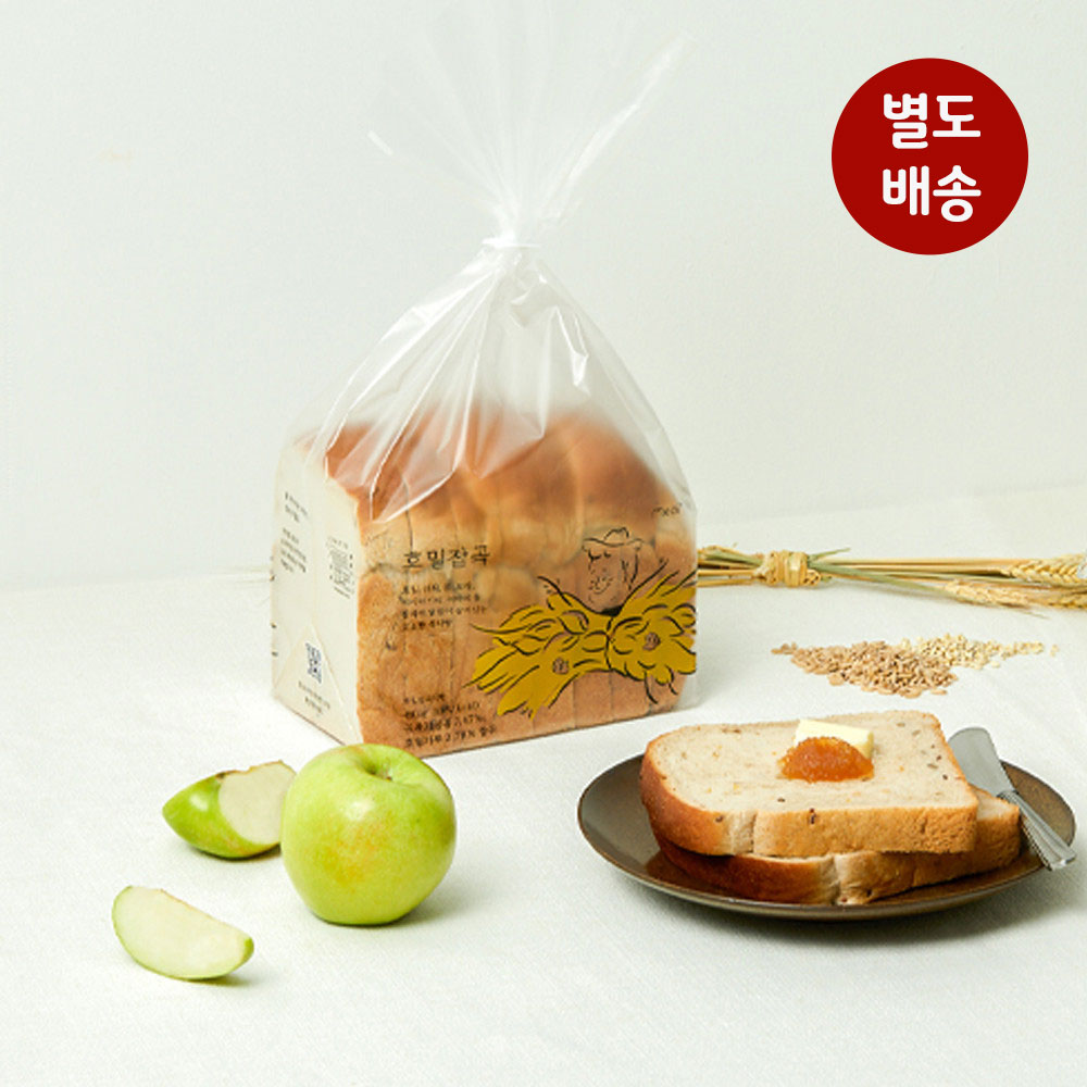 [별도배송] 밀도 호밀잡곡식빵 480g 1개