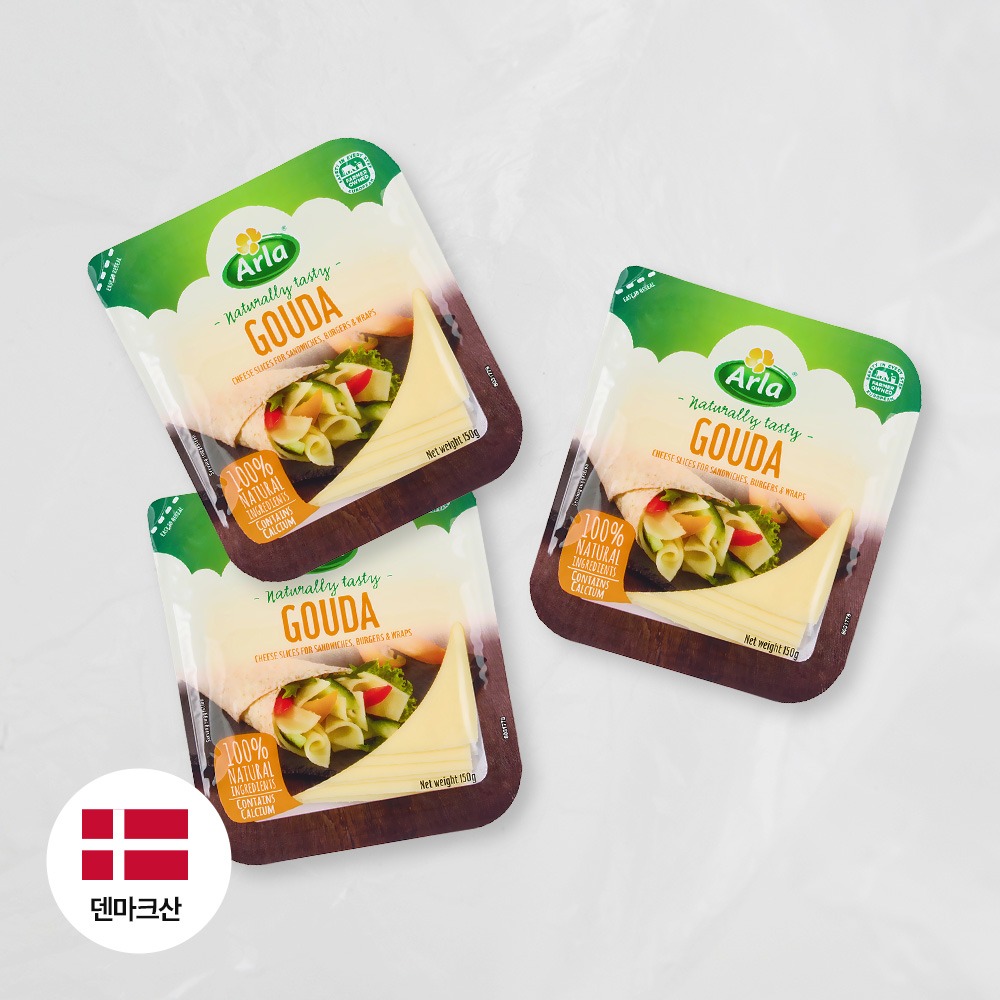 [한정특가] 알라 고다 슬라이스 치즈 150g 3팩_냉장(소비기한 26.04.29)