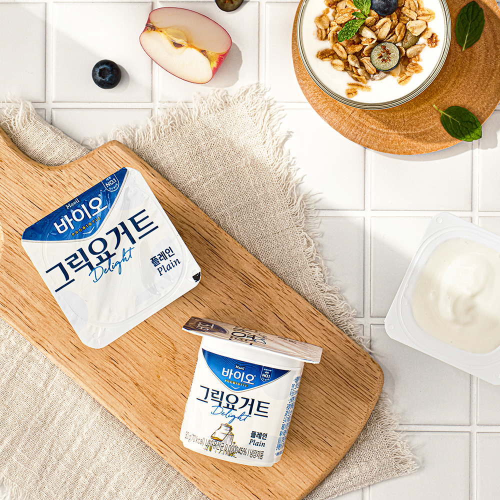 매일바이오 그릭요거트 Delight 플레인 80g 16개