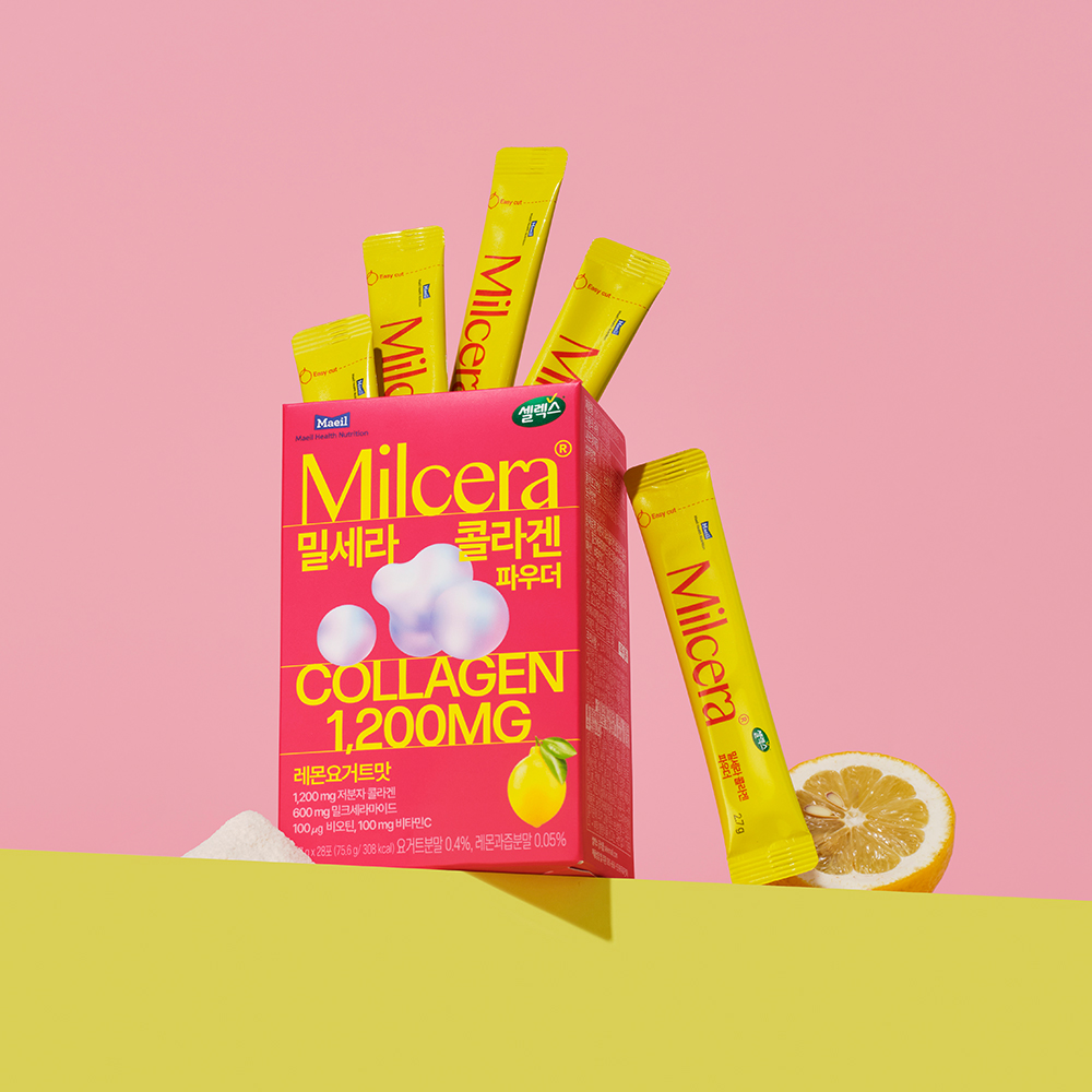 셀렉스 밀세라 콜라겐 파우더 스틱 2.7g 1box (총 28포)