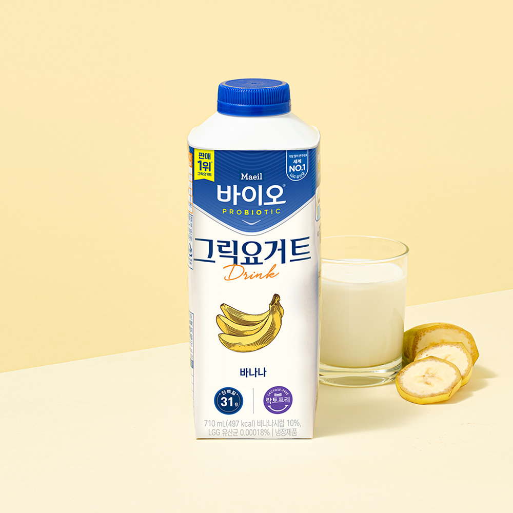 매일바이오 그릭요거트 드링크 바나나 710ml 3개