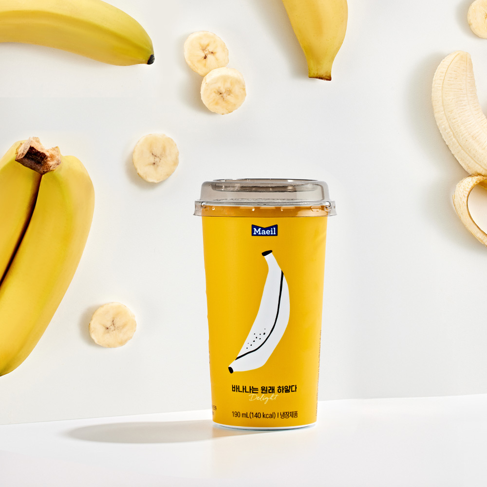 바나나는 원래 하얗다 190ml 10개_냉장