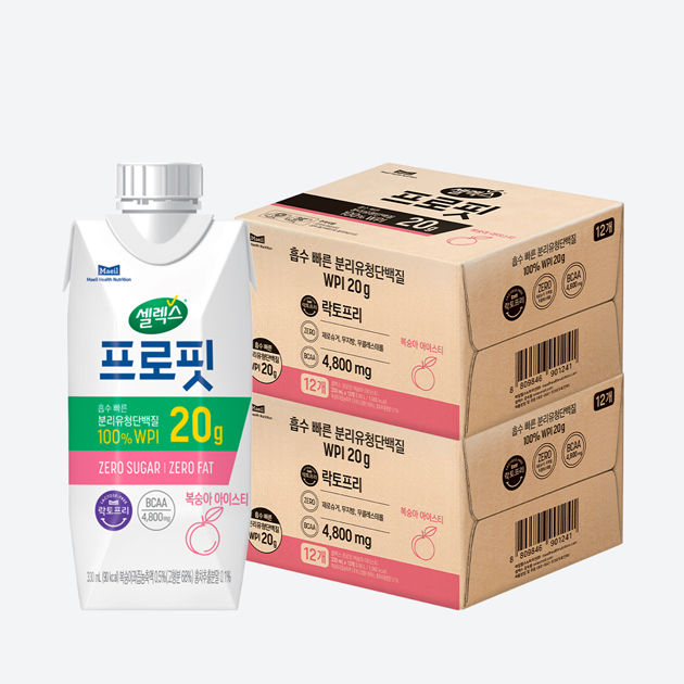 셀렉스 프로핏 WPI 복숭아 아이스티 330ml 24팩