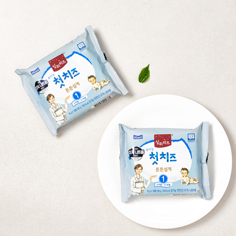 유기농 첫치즈 18g 60매 (6~12개월)