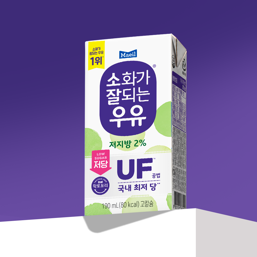 소화가 잘되는 우유 저지방 190ml 24팩