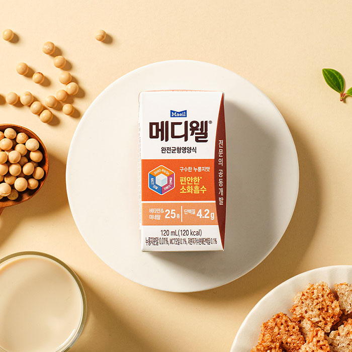 메디웰 구수한 누룽지맛 미니 120ml 24팩