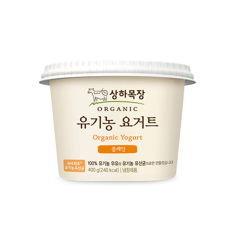 상하목장 유기농 요거트 플레인 400g