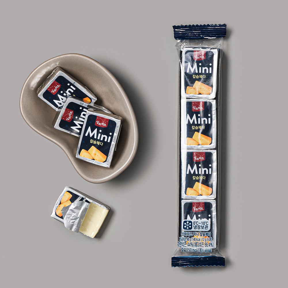 상하치즈 미니 칼슘체다 12g 60개(4입 15팩)