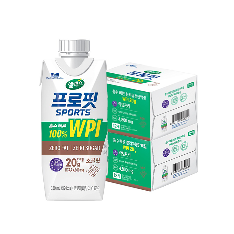 셀렉스 프로핏 WPI 초콜릿 330ml 24팩
