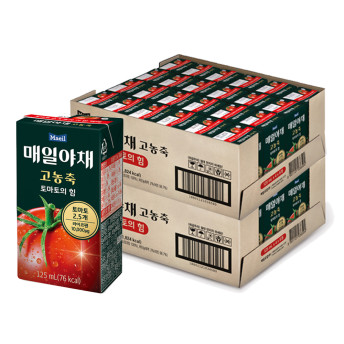 매일야채 고농축 토마토의 힘 125ml 48팩