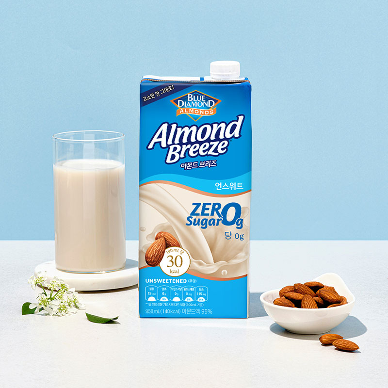 아몬드 브리즈 언스위트 제로 슈거 950ml 10팩