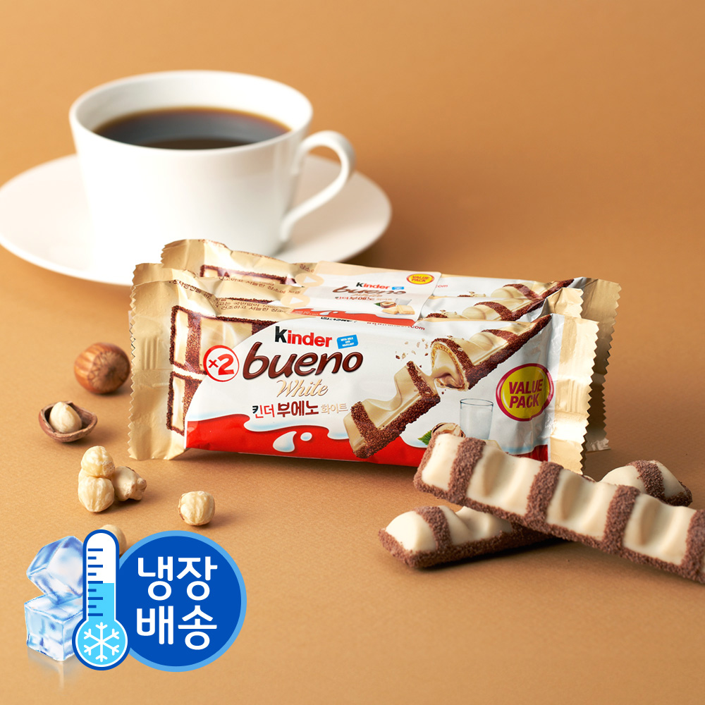 페레로 킨더 초코바 부에노 화이트 3개입 10세트 (총 30개입)_냉장