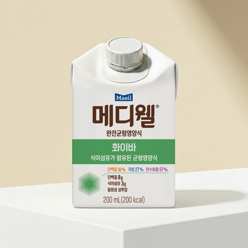 [가족관] 메디웰 완전균형영양식 화이바 200ml 30팩