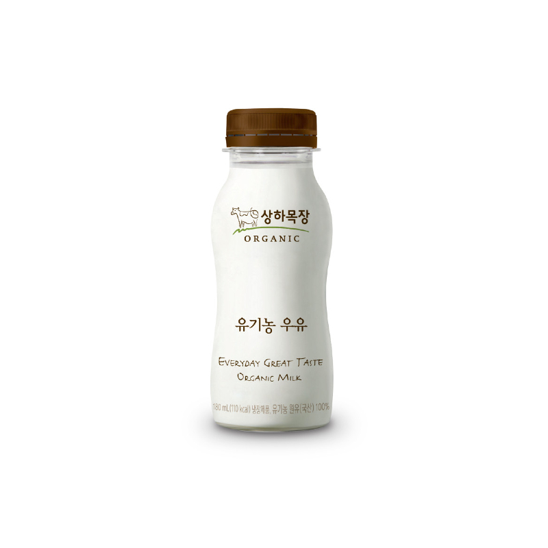 상하목장 유기농 우유 180ml