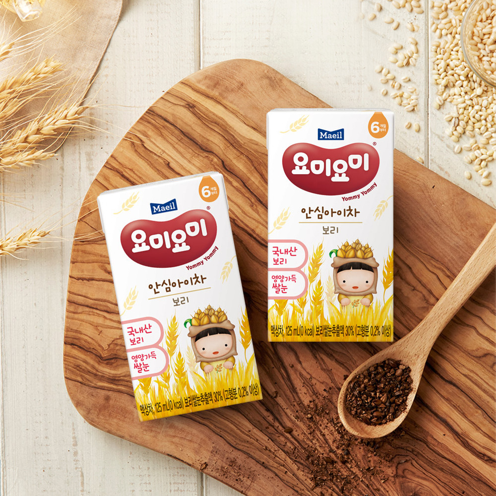 요미요미 안심아이차 보리125ml 24팩