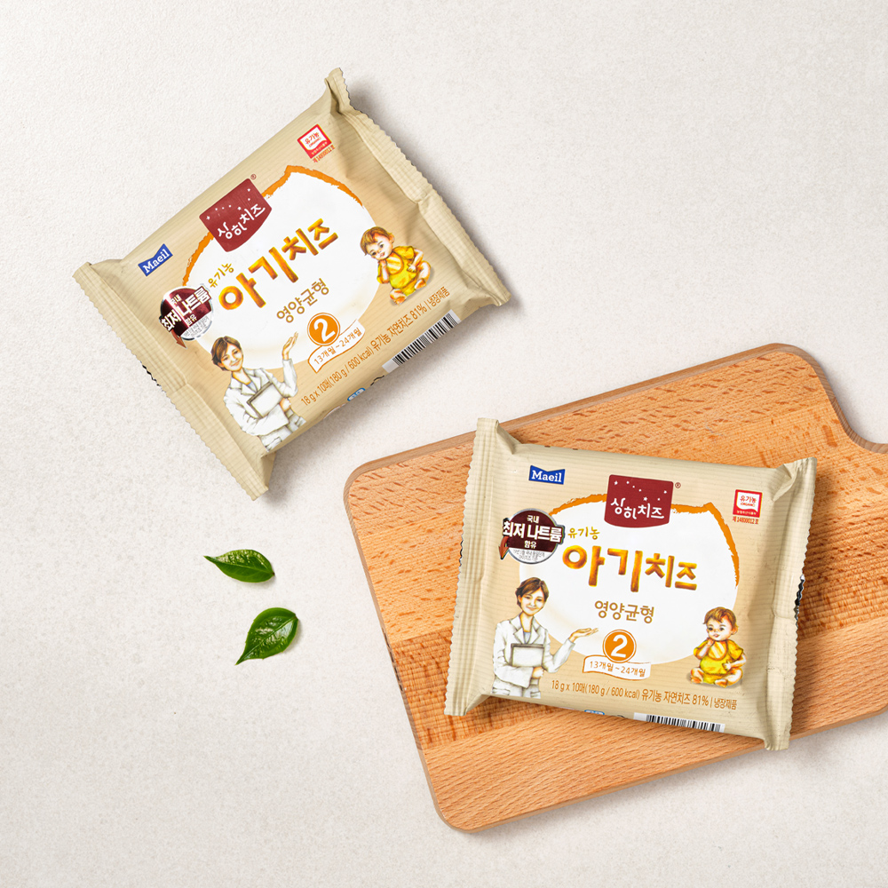 유기농 아기치즈 18g 60매 (13~24개월)