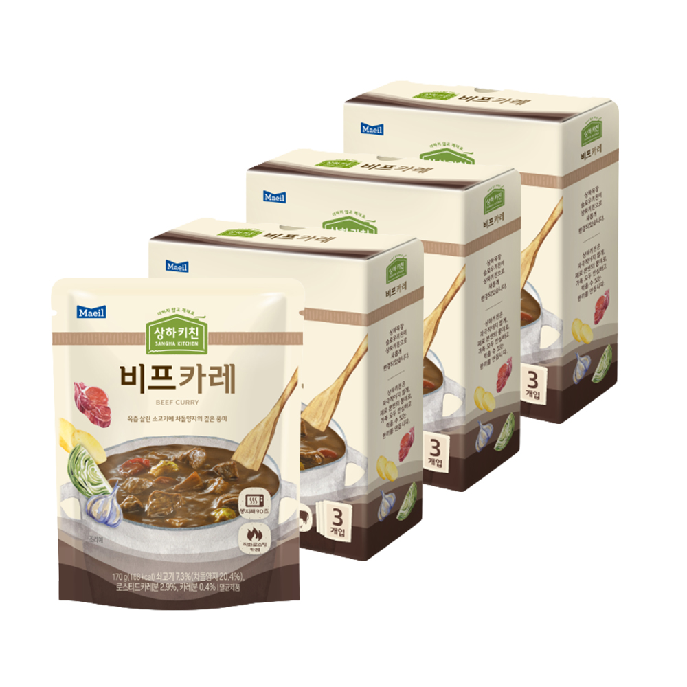 상하키친 비프카레 170g 9팩