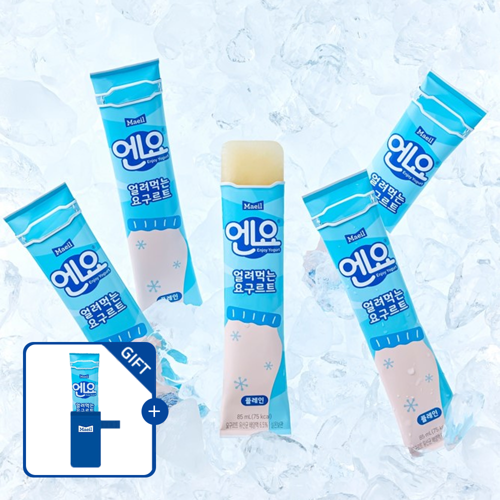 [홀더 증정] 얼려먹는 요구르트 엔요 85ml 24개