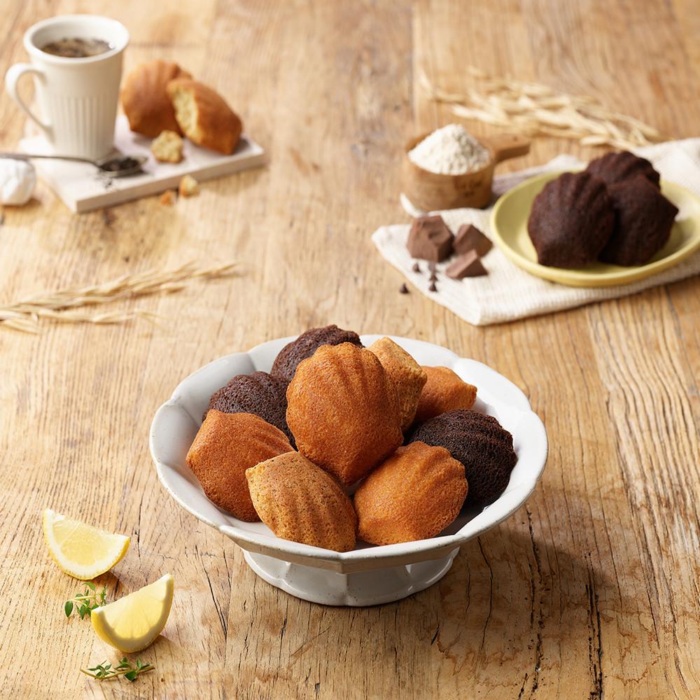 데르뜨 우리밀 마들렌 세트 (레몬 3개,초코 3개,얼그레이 3개,총 9개)_냉동