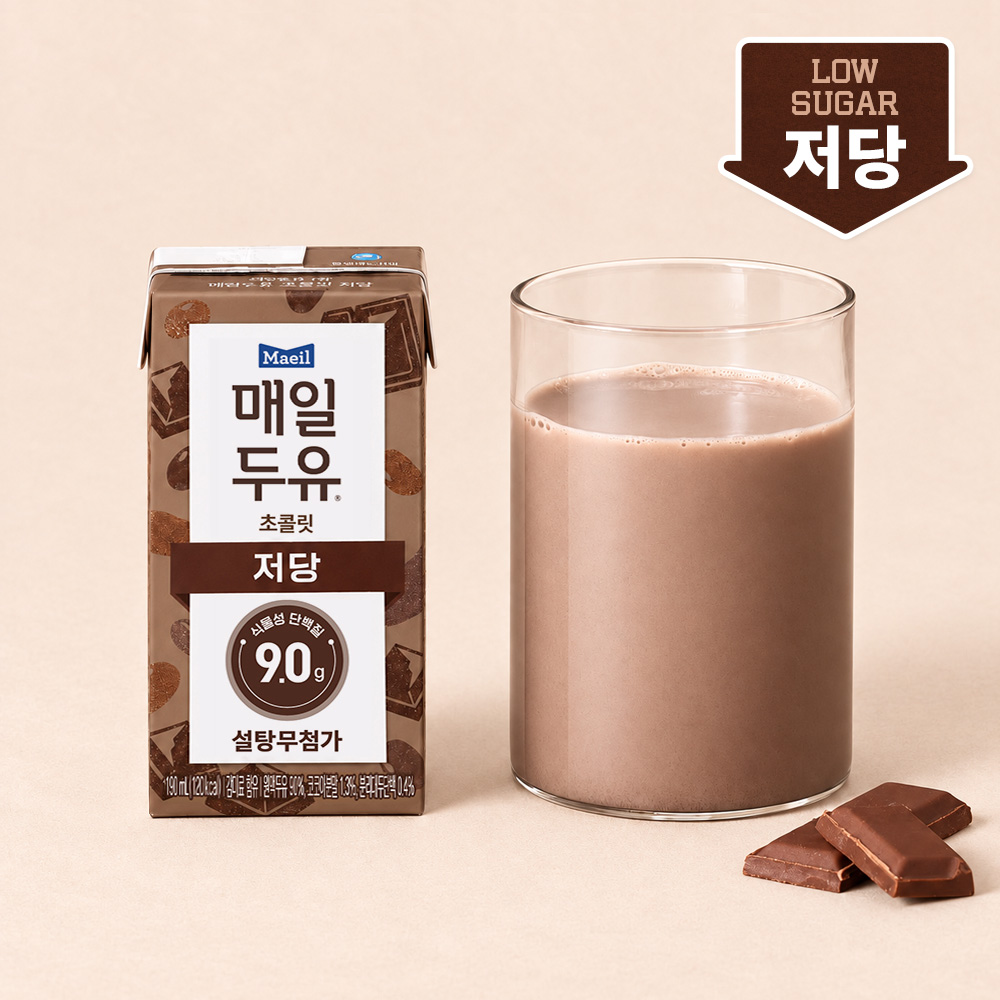 매일두유 저당 초콜릿 190ml 24팩