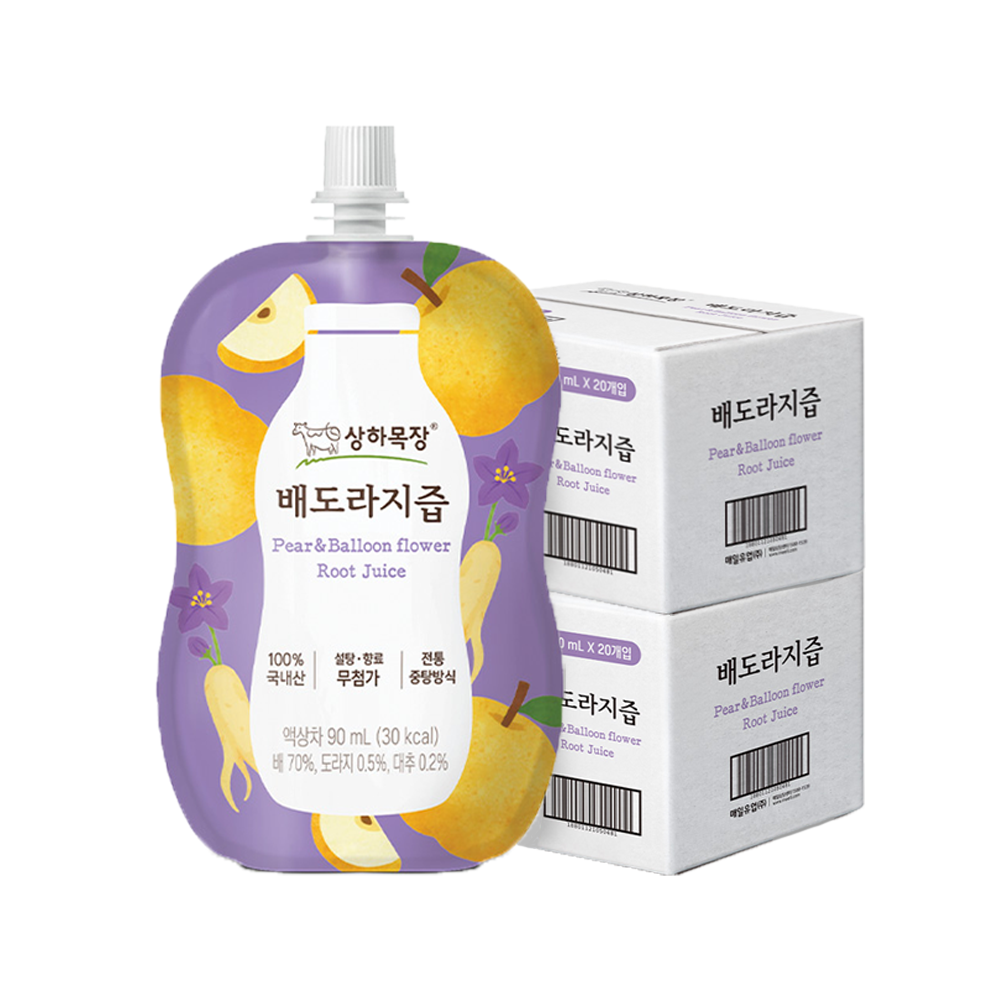 상하목장 배도라지즙 90ml 40개