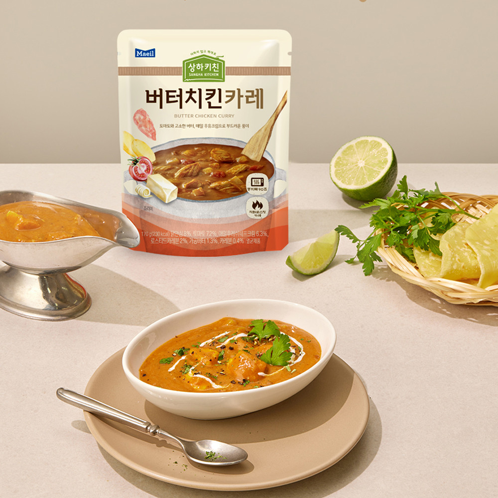 상하키친 버터치킨카레 170g 6팩