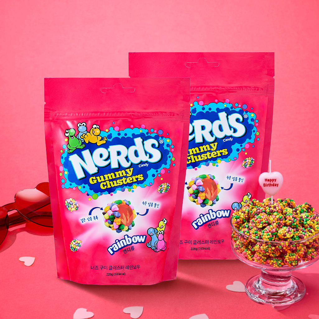 너즈 구미 클러스터 레인보우 226g 2봉