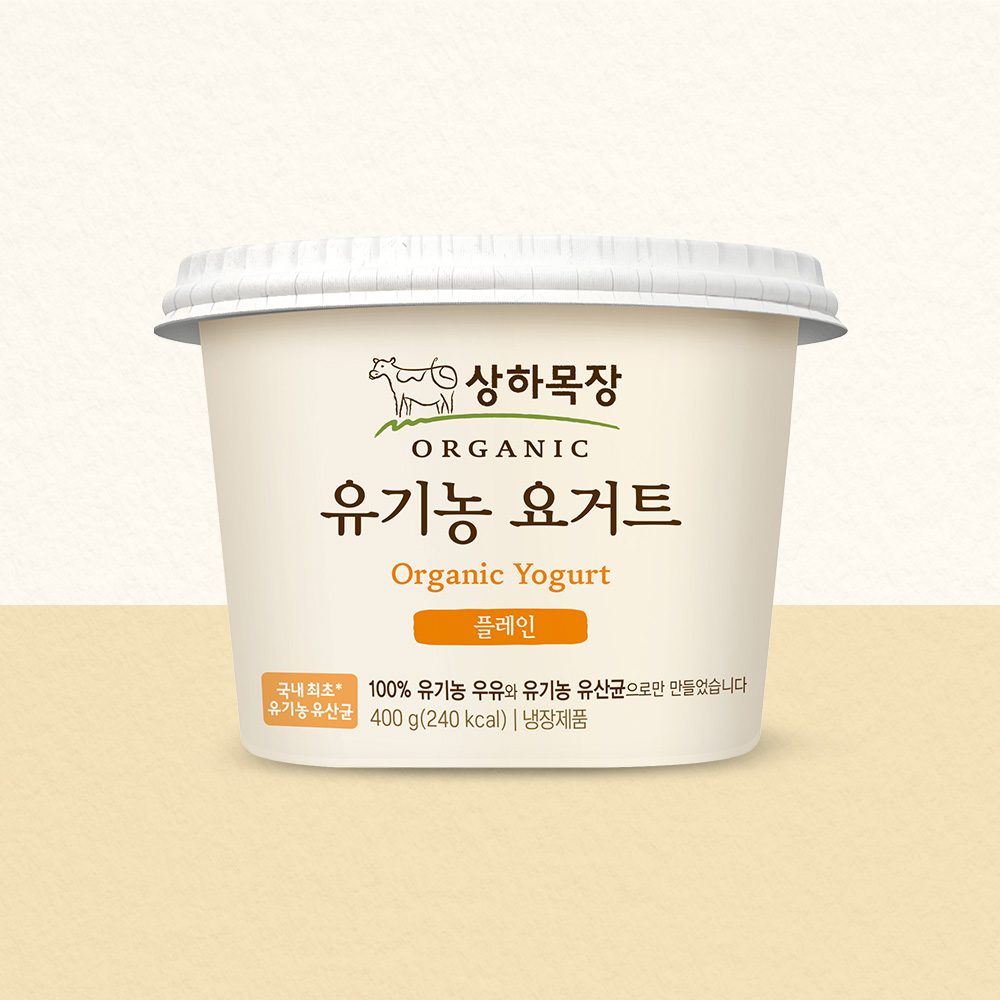상하목장 유기농 요거트 플레인 400g 1개