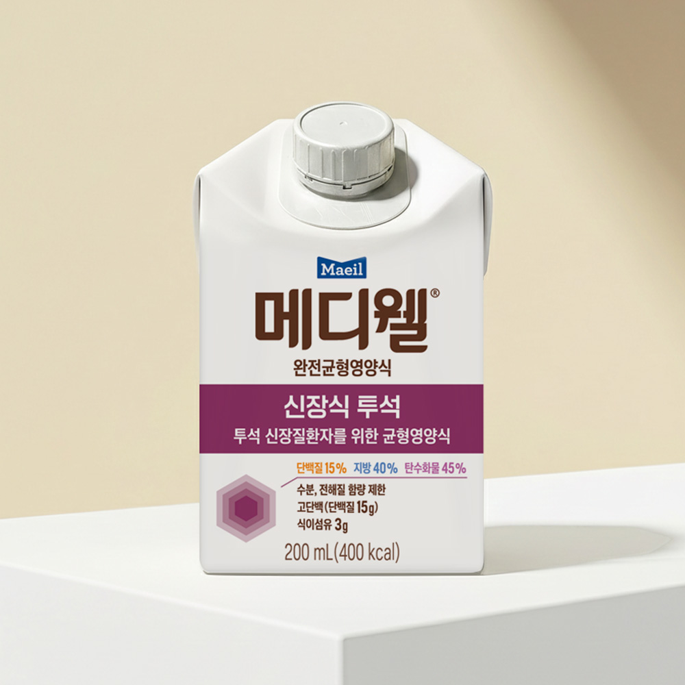 [가족관] 메디웰 완전균형영양식 신장식 투석 200ml 30팩