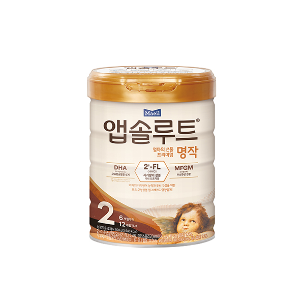 앱솔루트 명작 2FL 분유 2단계(6~12개월) 800g