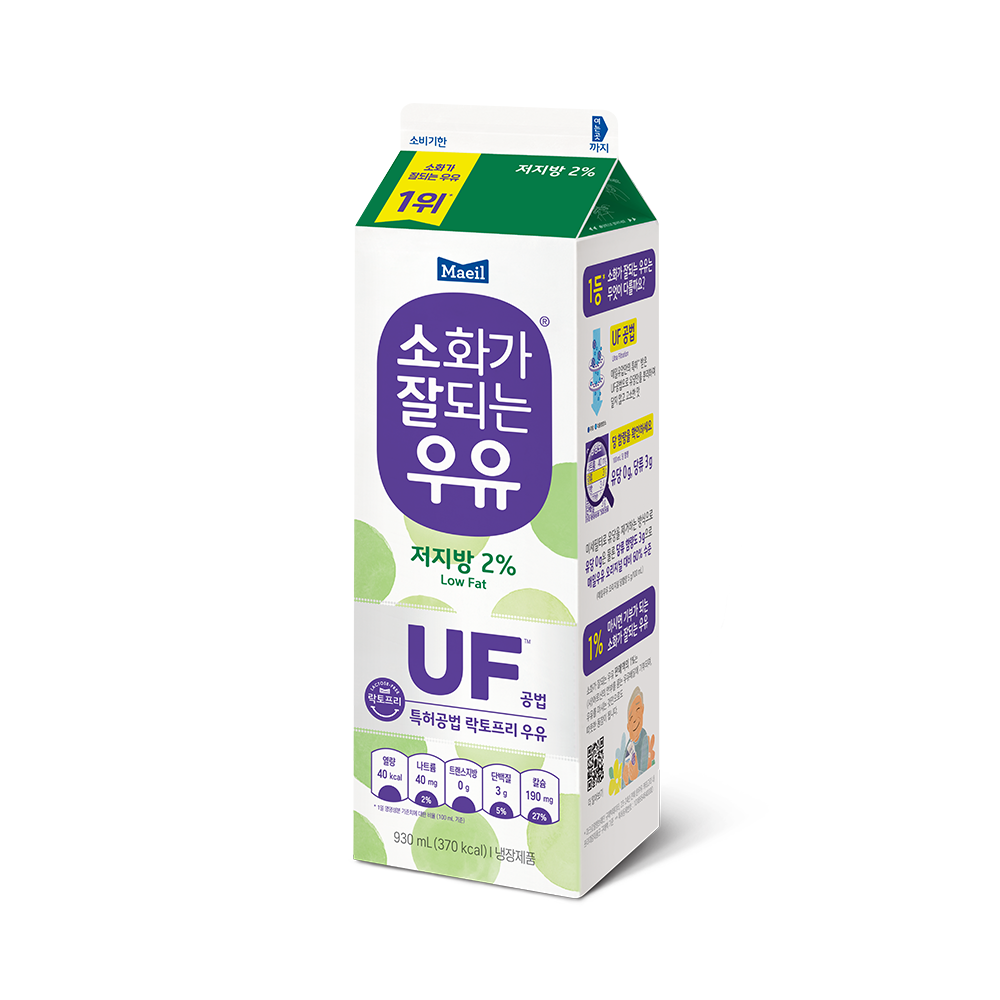 소화가 잘되는 우유 저지방 930ml