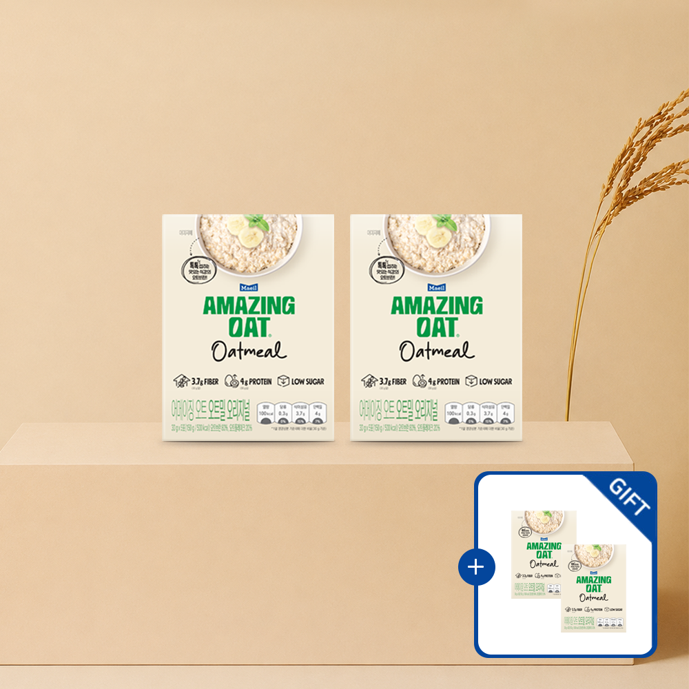 [오트밀 150g 2박스 증정] 어메이징 오트 오트밀 오리지널 150g 2박스