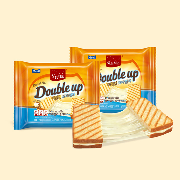 상하치즈 더블업 모짜렐라 슬라이스 10매 6팩 (총60매)