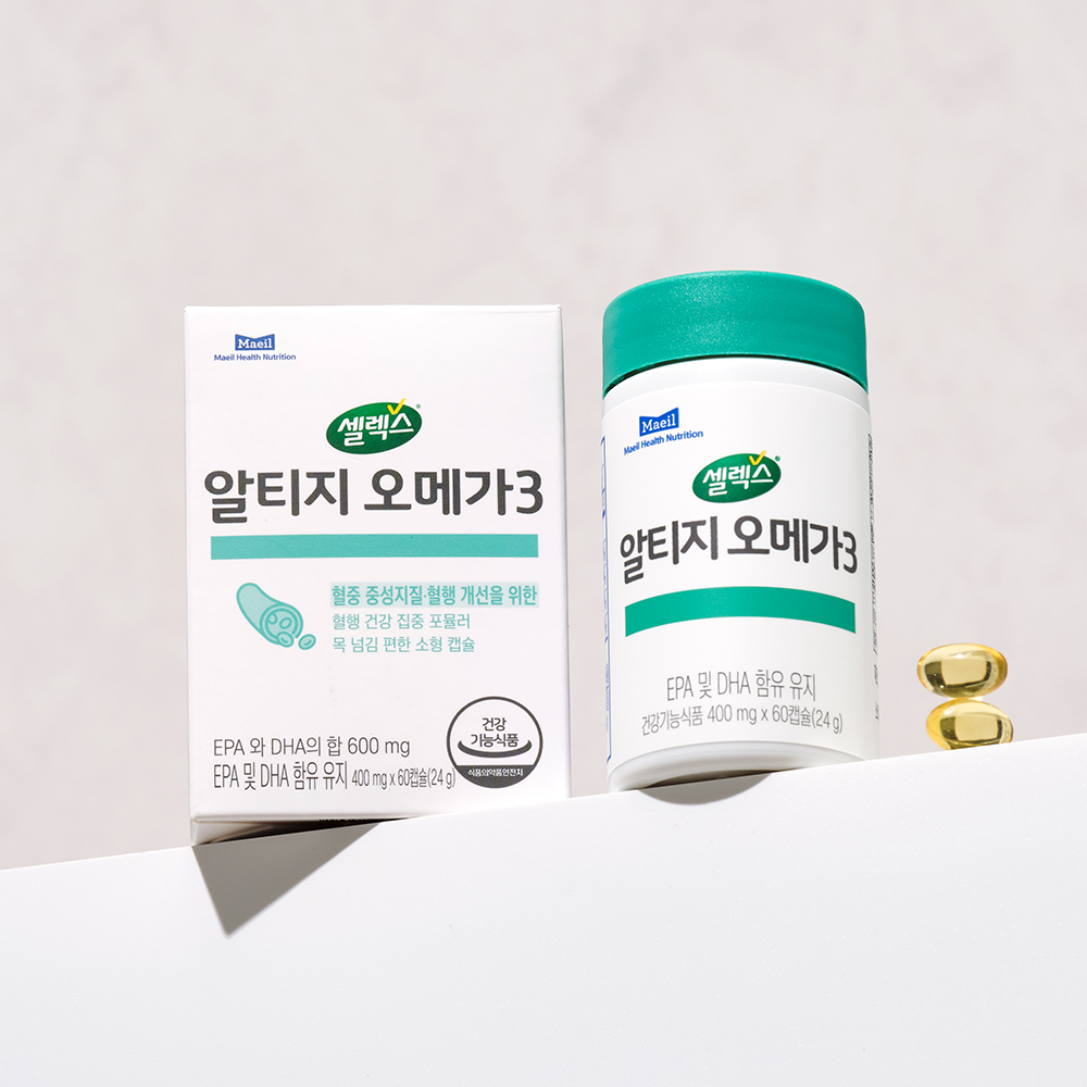 셀렉스 알티지오메가3 1박스 400mg x 60정 (30일분)