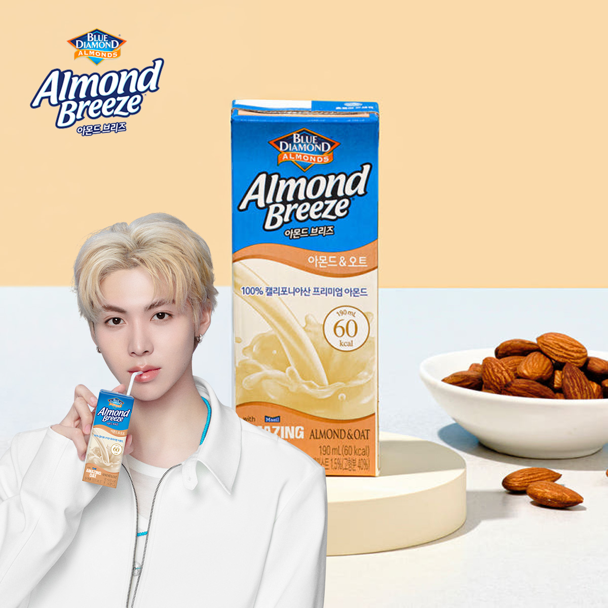 아몬드브리즈 아몬드&오트 190ml 24팩