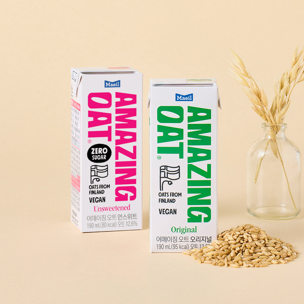 어메이징 오트 190ml 48팩 (오리지널 24팩 + 언스위트 24팩)