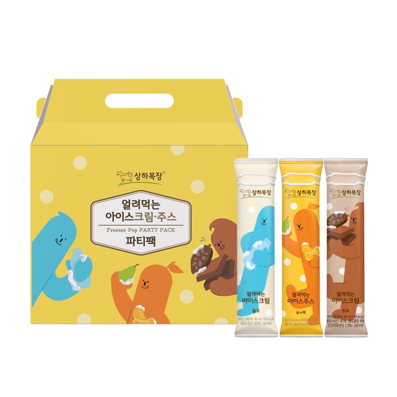 상하목장 얼려먹는 아이스크림·주스 파티팩
