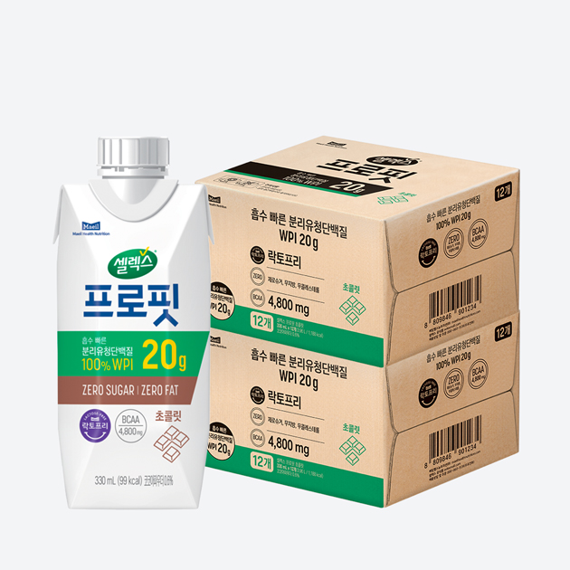 셀렉스 프로핏 WPI 초콜릿 330ml 24팩
