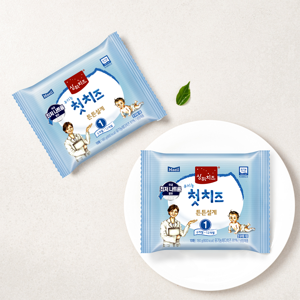유기농 첫치즈 18g 60매 (6~12개월)