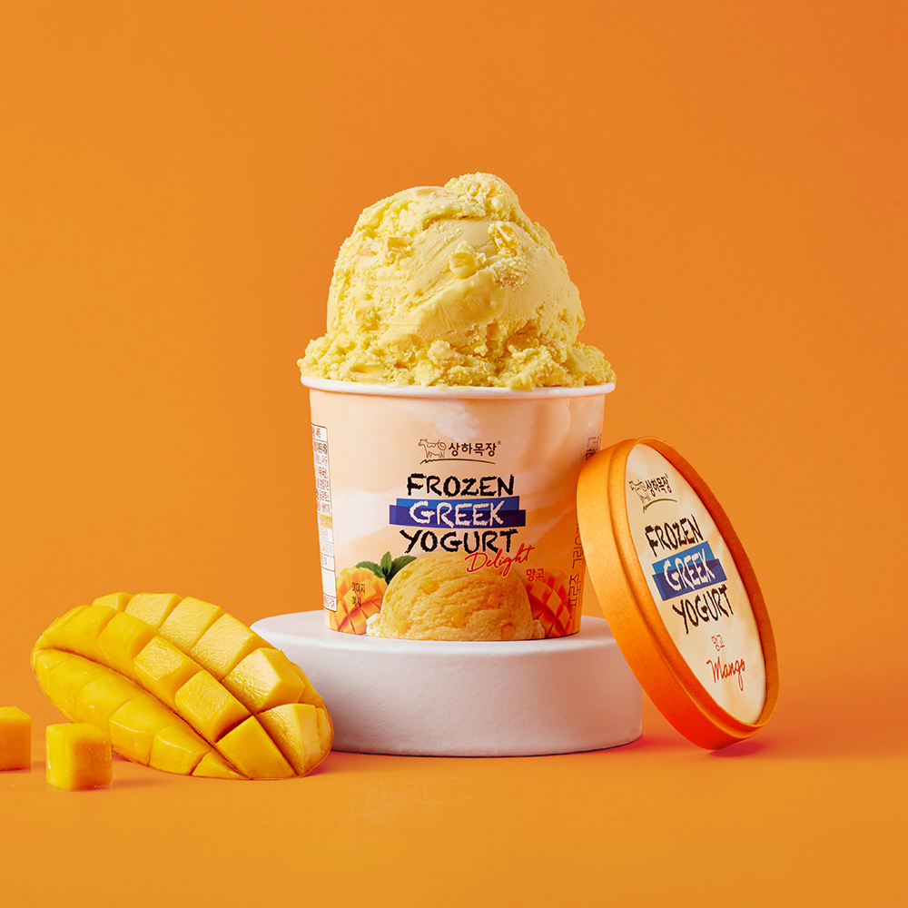 상하목장 프로즌 그릭요거트 Delight  망고 350mL 3입
