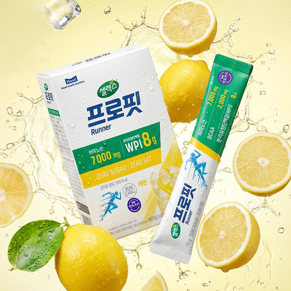셀렉스 프로핏 스포츠 클리어 레몬 스틱 1박스 (10포)