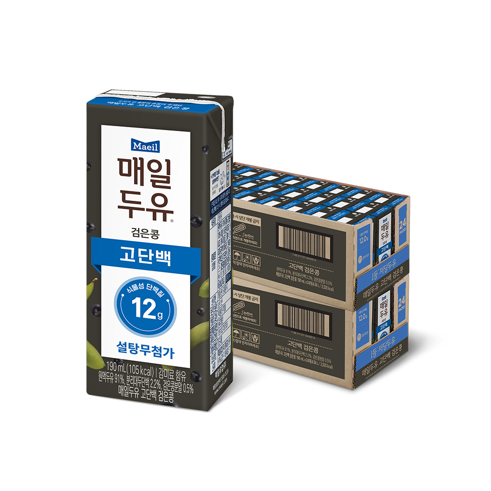 매일두유 고단백 검은콩 190ml 48팩