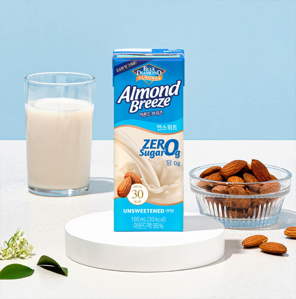 아몬드 브리즈 언스위트 제로 슈거 190ml 24팩