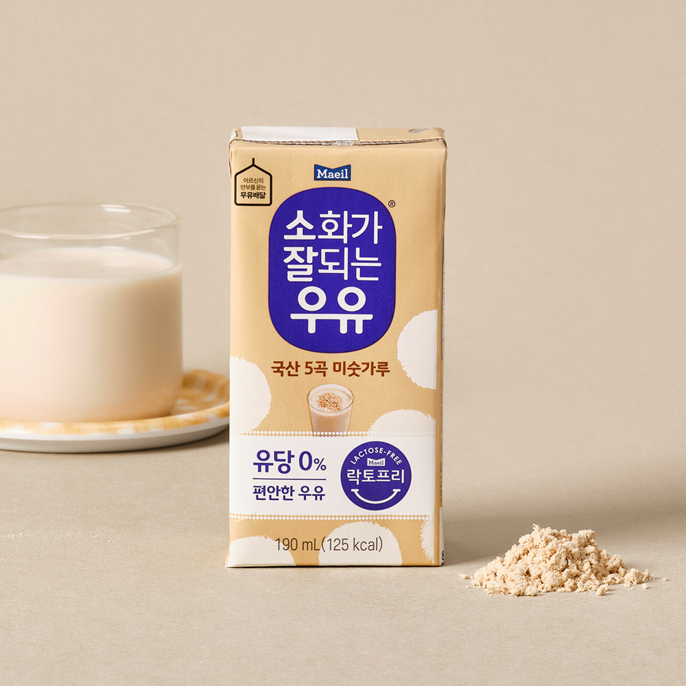 소화가 잘되는 우유 미숫가루 190ml 24팩