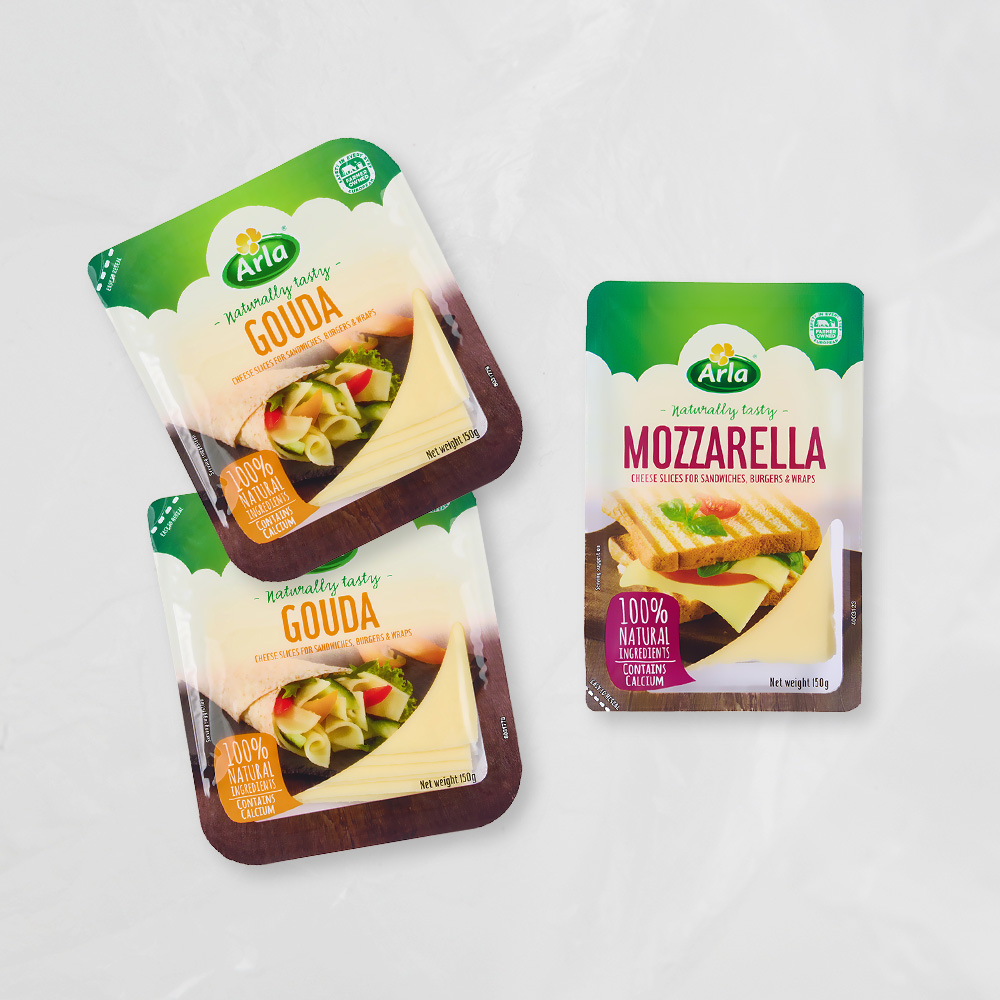 알라 슬라이스 치즈 150g 2종 3팩 (고다 2팩 + 모짜렐라 1팩)